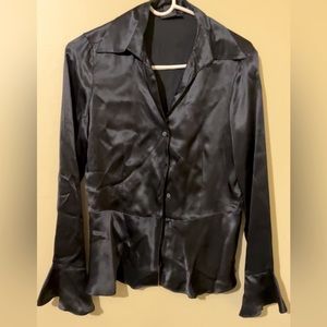 The Limited Silk long sleeve blouse